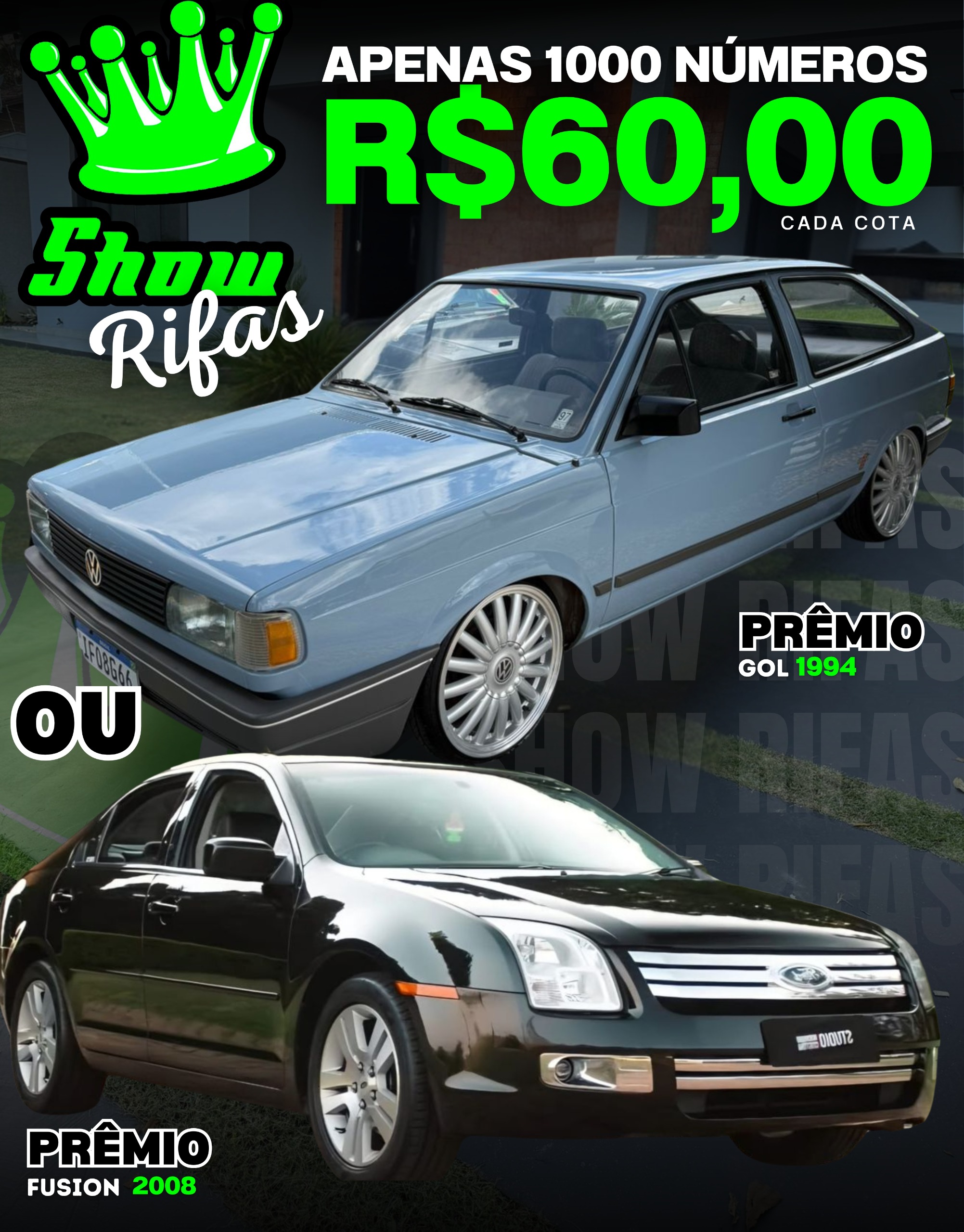GOL 1994 OU FUSION 2008 POR APENAS 60 REAIS
